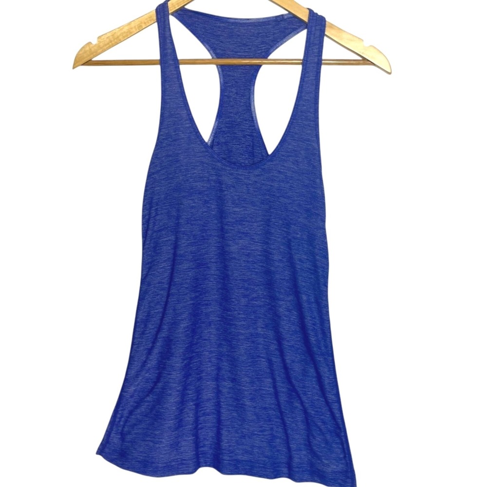 lululemon athletica Blue Racerback Tank Top